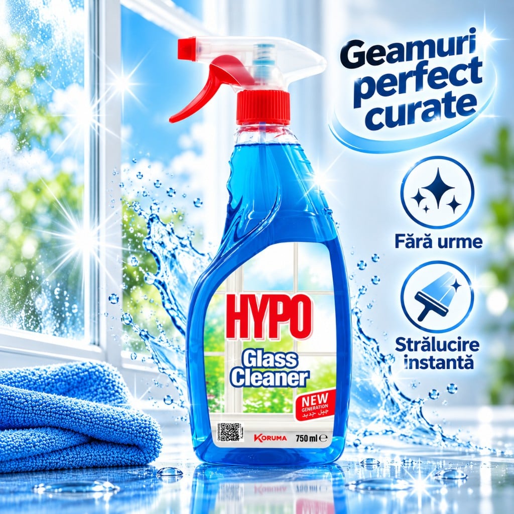 HYPO Glass & Mirror Cleaner, 750 ml