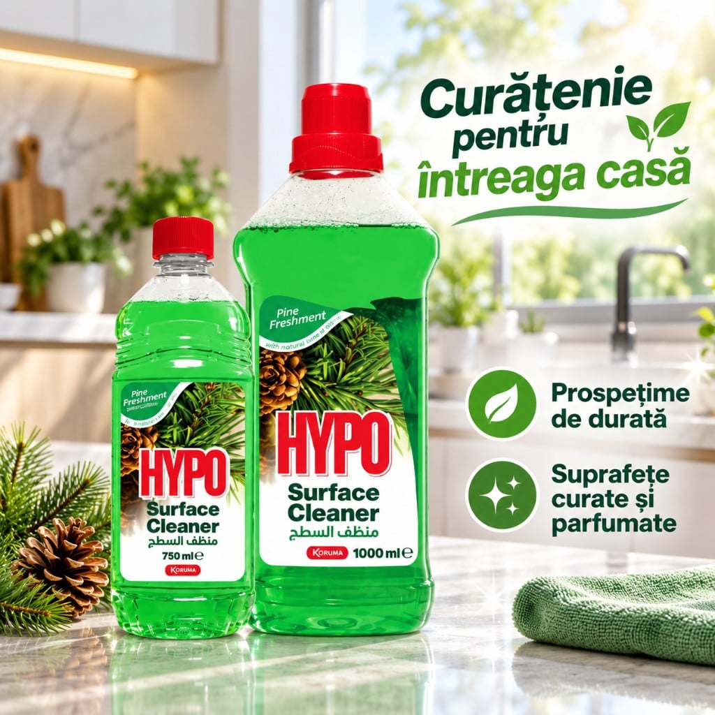 HYPO soluție pentru suprafețe cu parfum de pin 1 L