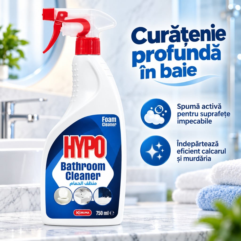HYPO Bathroom Limescale Cleaner Spray, 750 ml