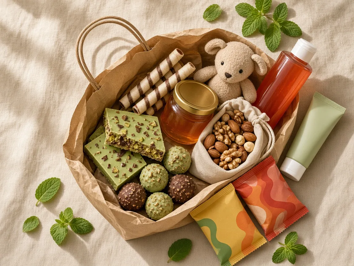 Dulciuri, snacks, cosmetice și produse pentru casă din sortimentul ADL.MARKET
